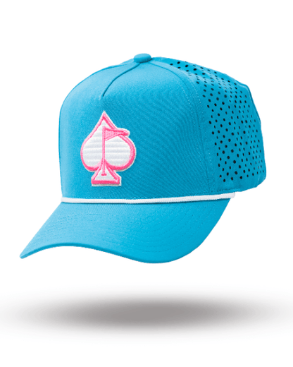 Perforated Rope Hat - Baby Blue - Club Rehab