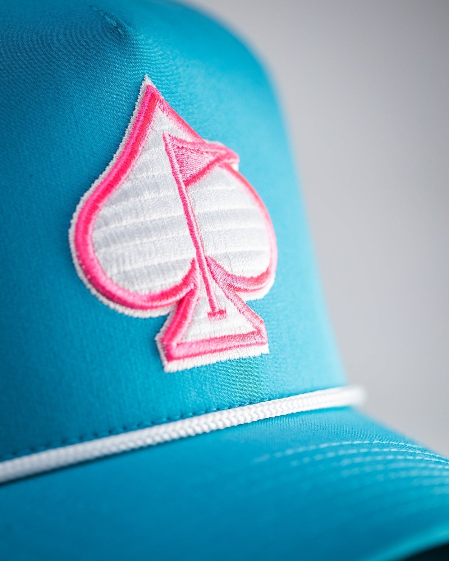 Perforated Rope Hat - Baby Blue - Club Rehab