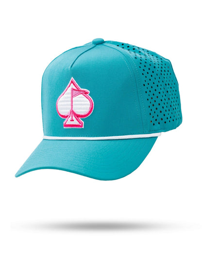 Perforated Rope Hat - Baby Blue - Club Rehab