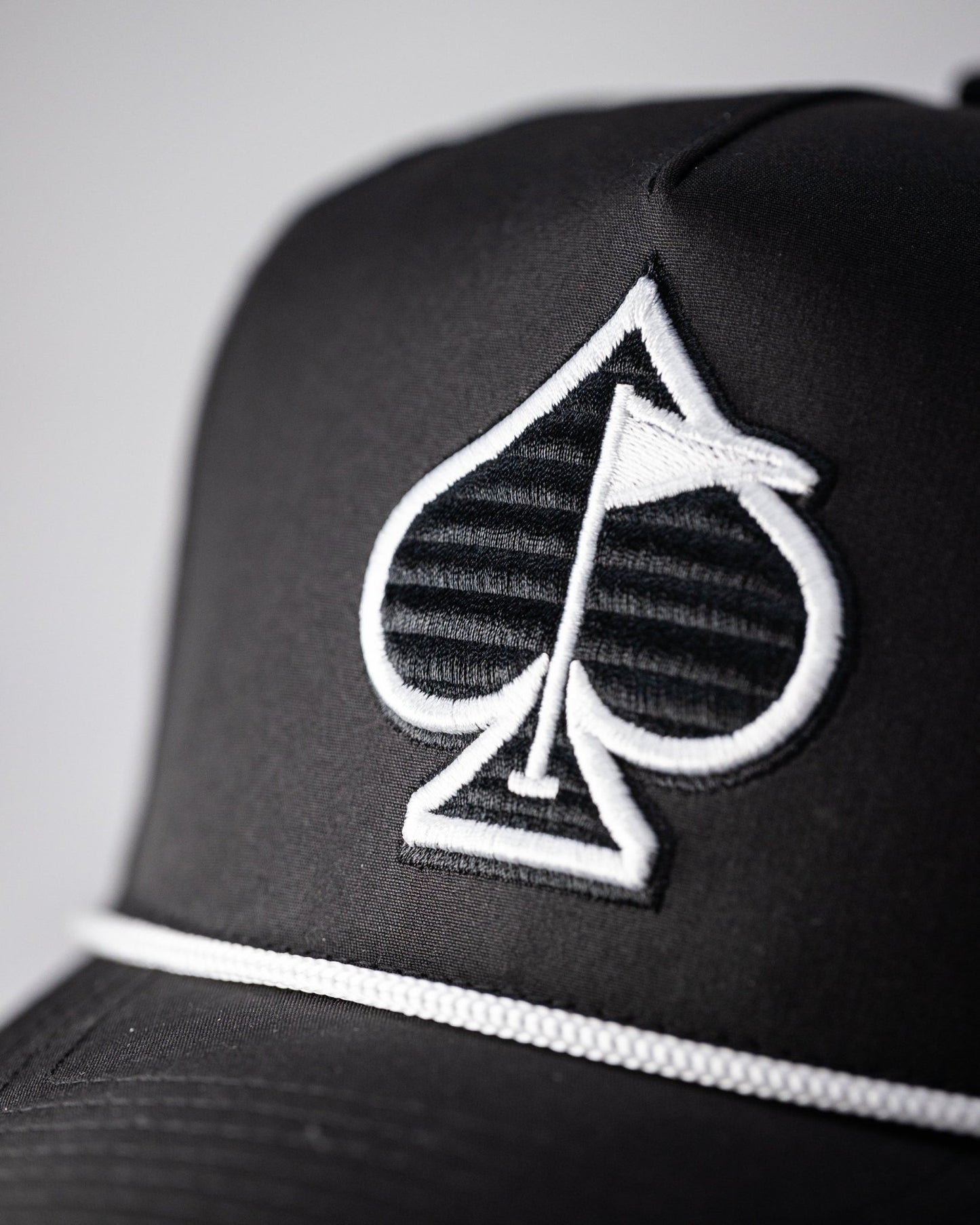 Perforated Rope Hat - Black - Club Rehab