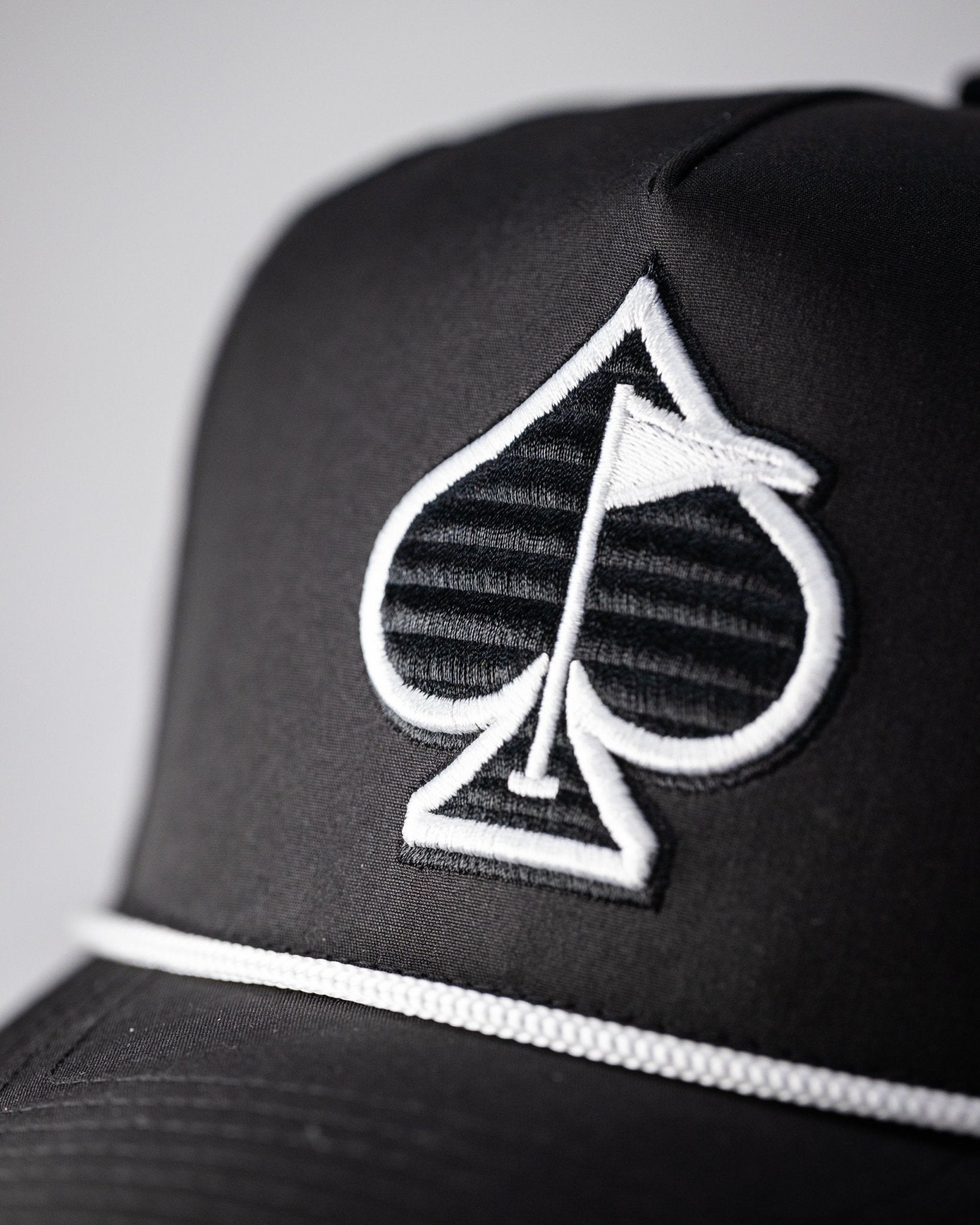 Perforated Rope Hat - Black - Club Rehab