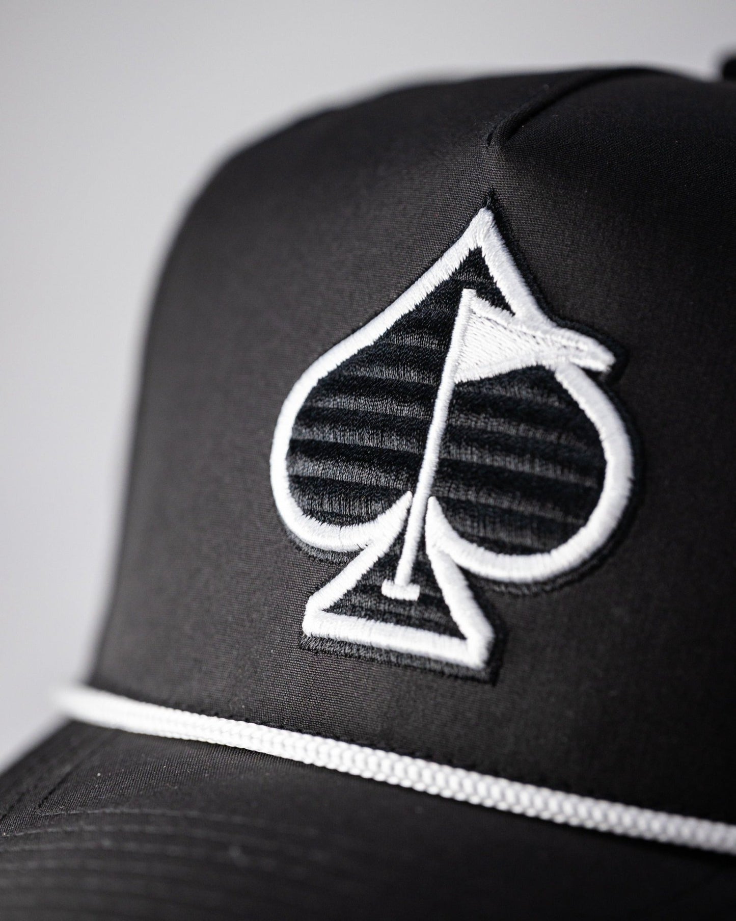 Perforated Rope Hat - Black - Club Rehab