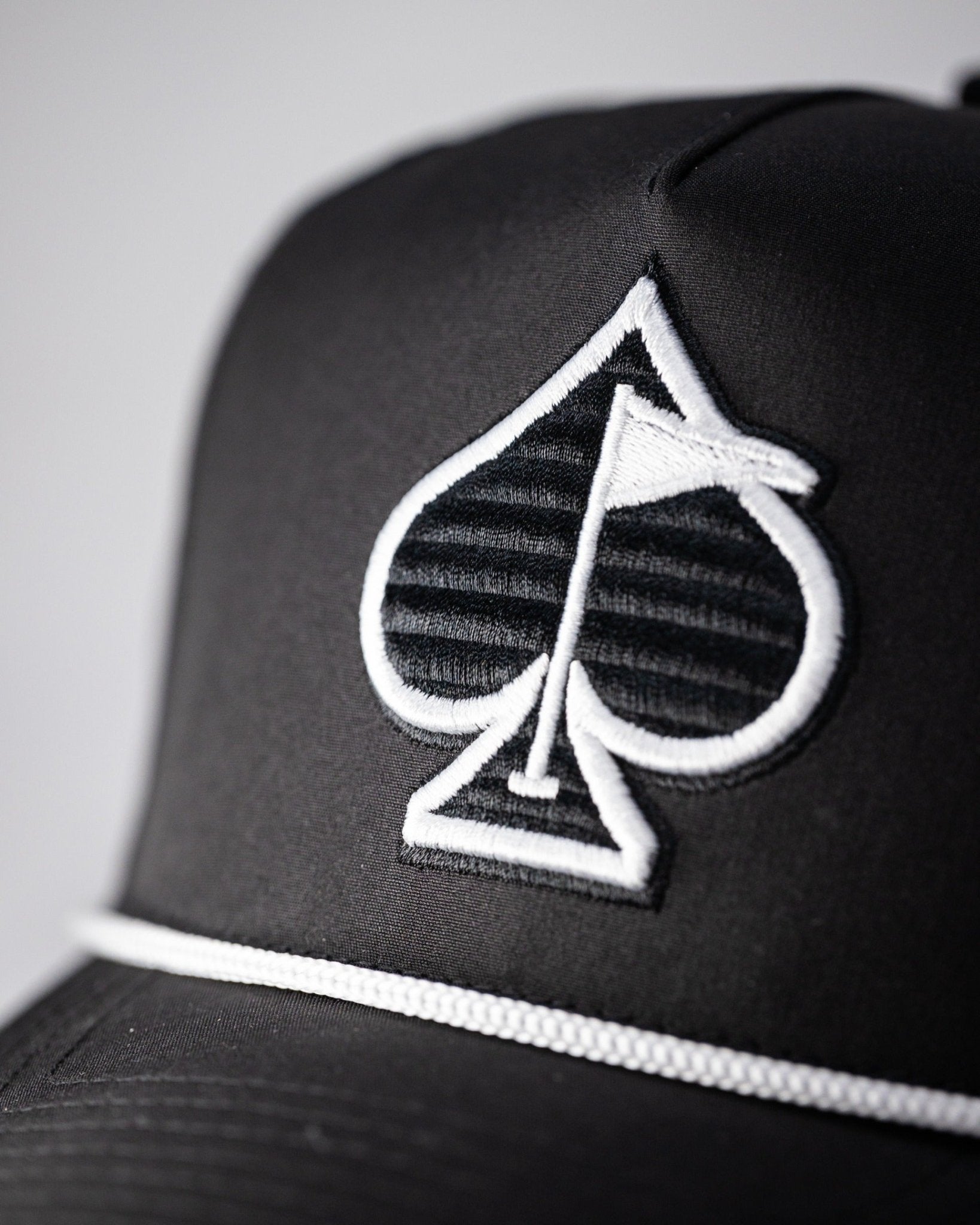 Perforated Rope Hat - Black - Club Rehab