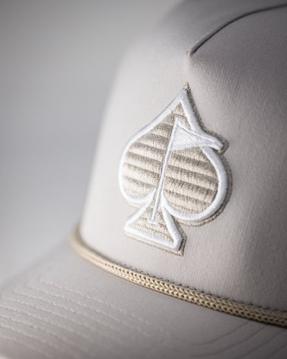 Perforated Rope Hat - Bone - Club Rehab