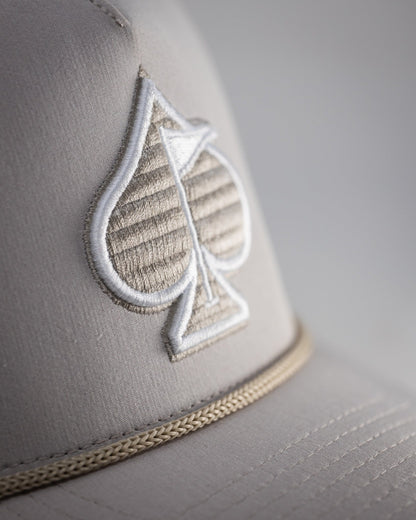 Perforated Rope Hat - Bone - Club Rehab