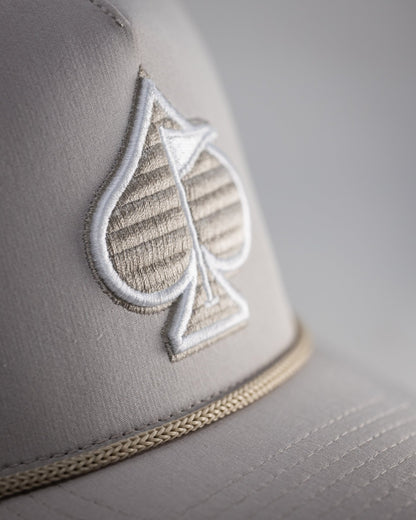Perforated Rope Hat - Bone - Club Rehab