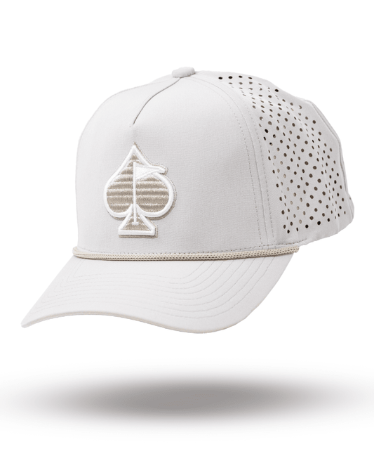Perforated Rope Hat - Bone - Club Rehab