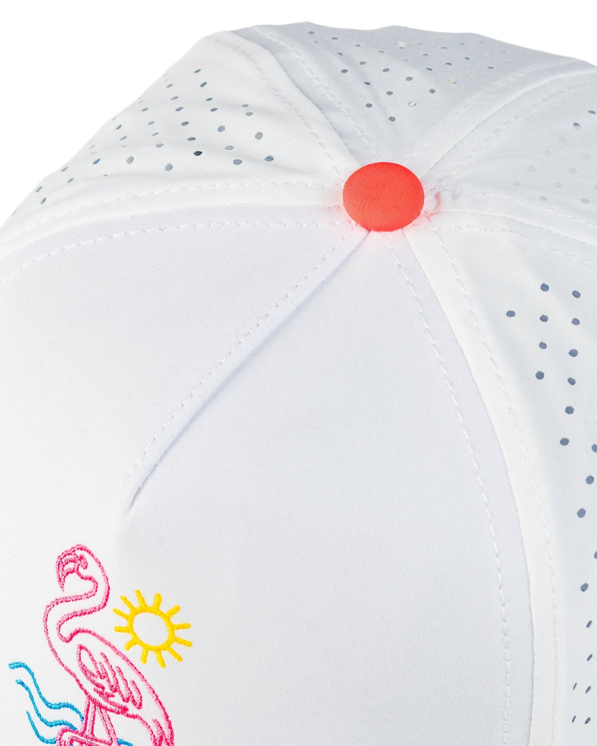Perforated Rope Hat - Flamingo - Club Rehab