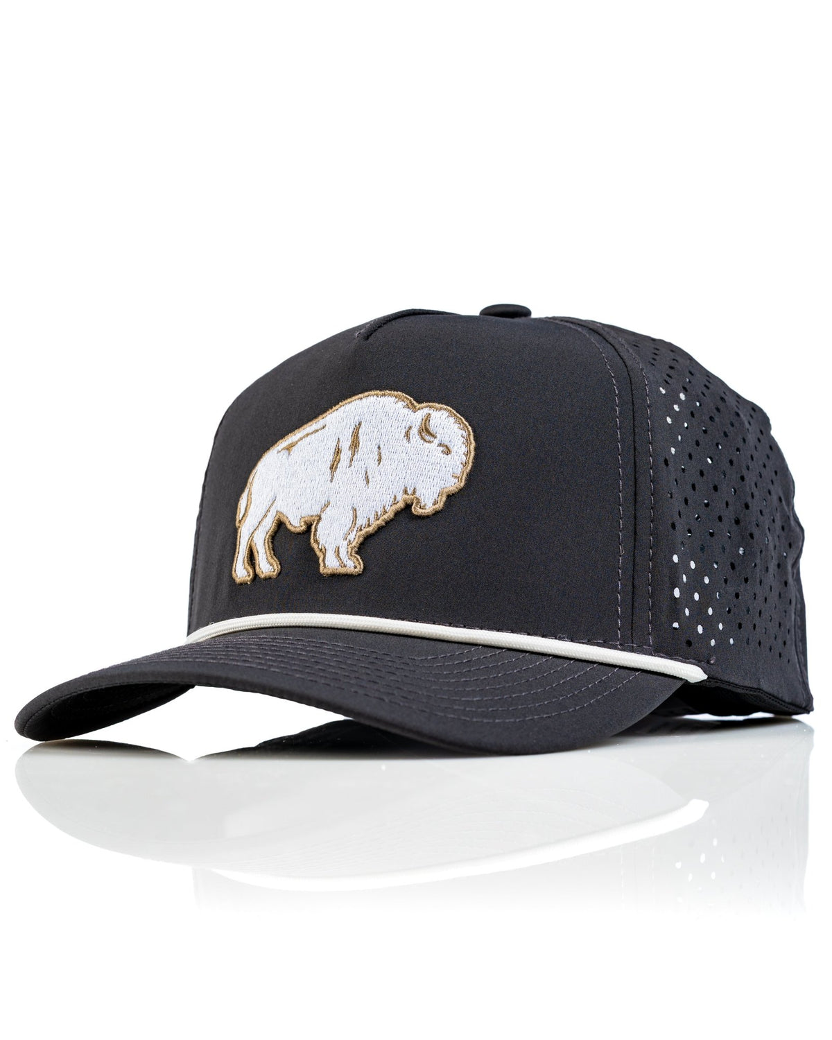 Perforated Rope Hat - Great White Buffalo - Club Rehab