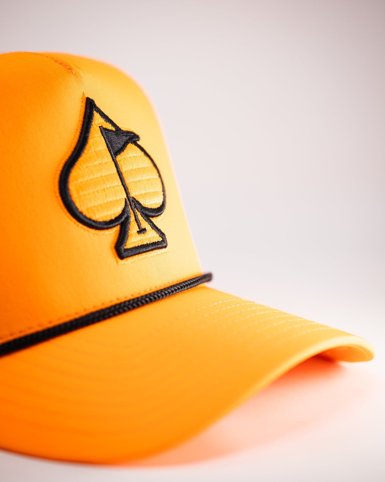 Perforated Rope Hat - Highlighter Orange - Club Rehab