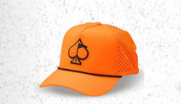 Perforated Rope Hat - Highlighter Orange - Club Rehab