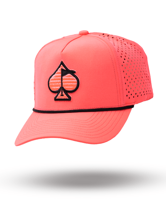 Perforated Rope Hat - Highlighter Pink - Club Rehab