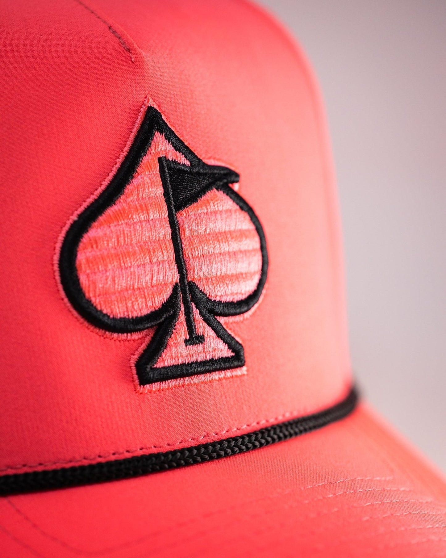 Perforated Rope Hat - Highlighter Pink - Club Rehab