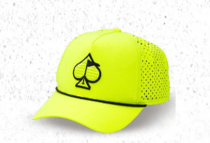 Perforated Rope Hat - Highlighter Yellow - Club Rehab