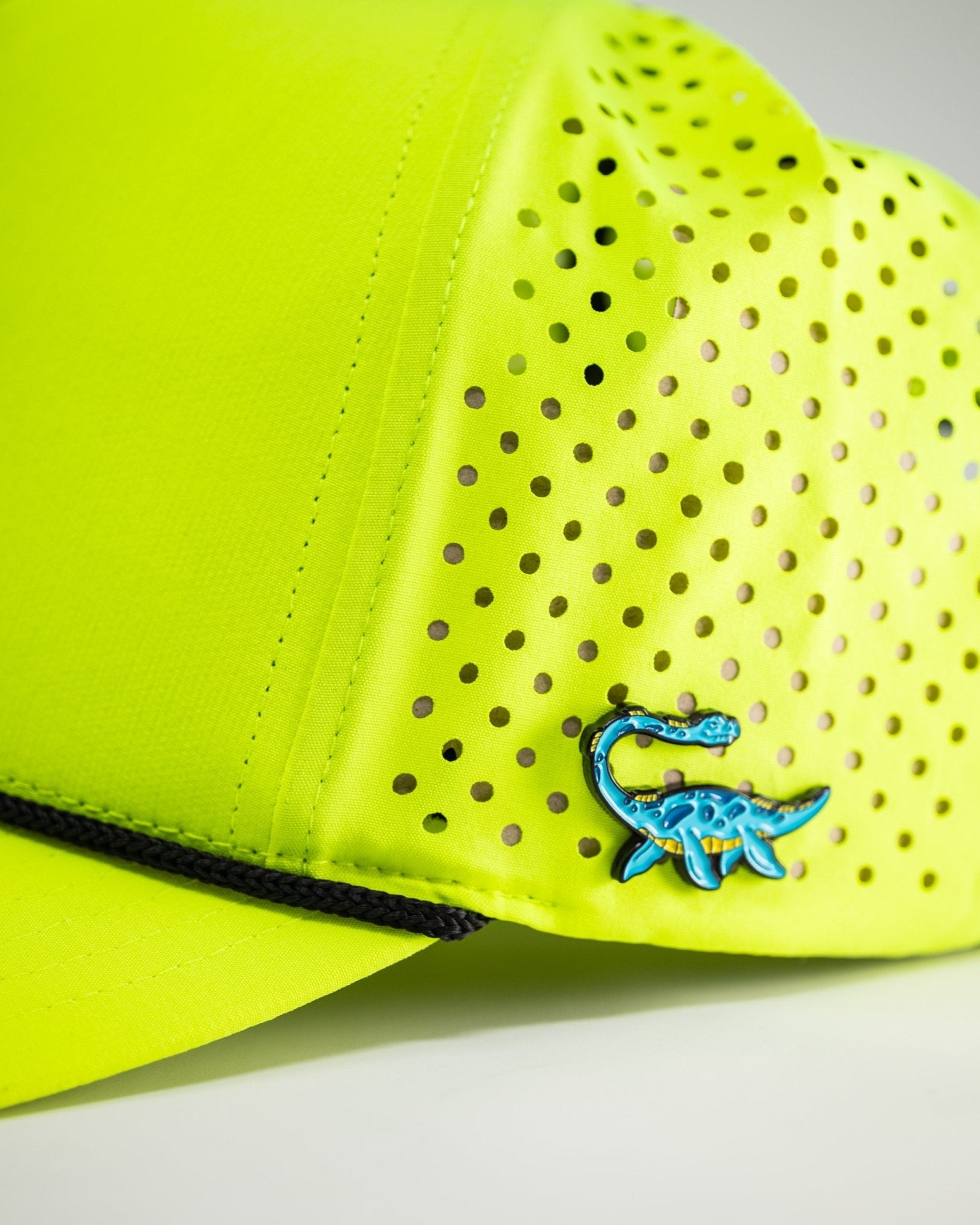 Perforated Rope Hat - Highlighter Yellow - Club Rehab