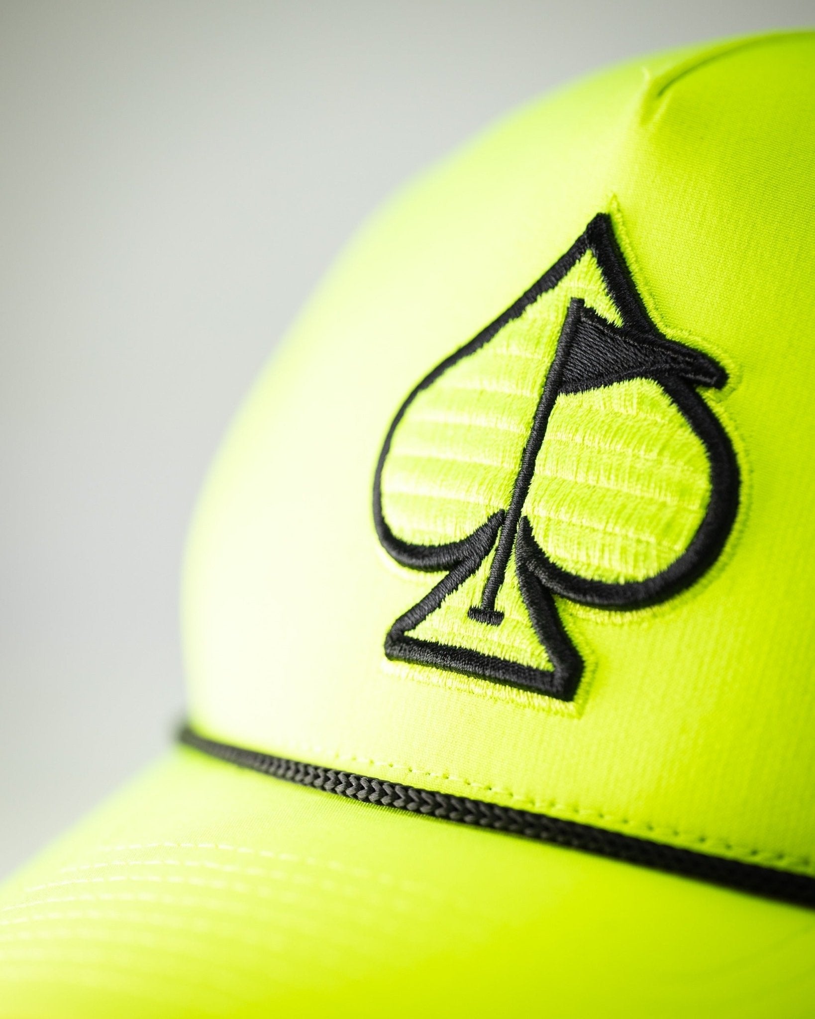 Perforated Rope Hat - Highlighter Yellow - Club Rehab
