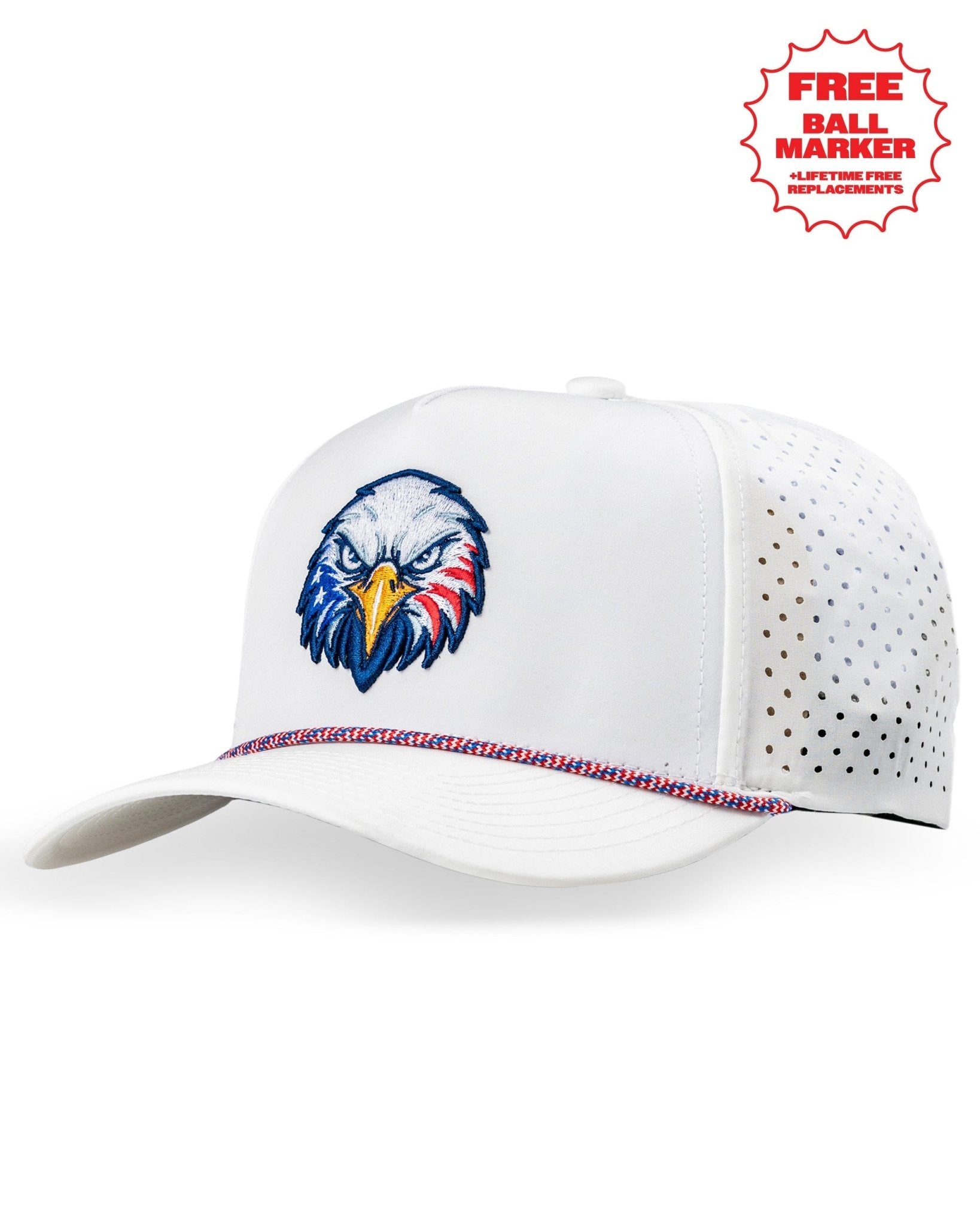 Perforated Rope Hat - Independence Eagle - Club Rehab
