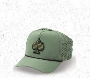 Perforated Rope Hat - Olive - Club Rehab