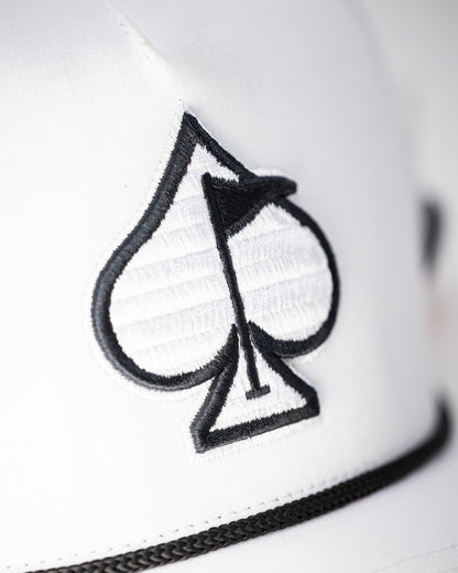 Perforated Rope Hat - White - Club Rehab