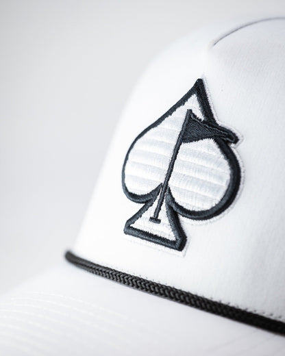 Perforated Rope Hat - White - Club Rehab
