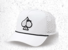 Perforated Rope Hat - White - Club Rehab