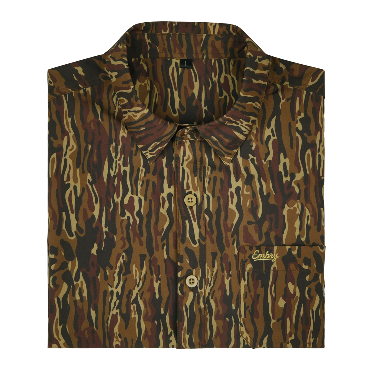 Performance Button Up - Brown Ranch, alternate product view 2