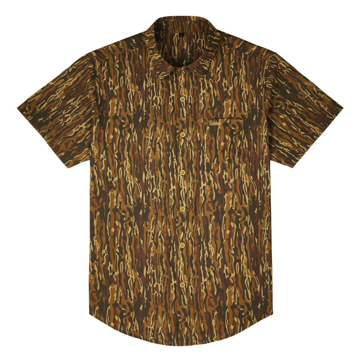 Performance Button Up - Brown Ranch - S - Club Rehab