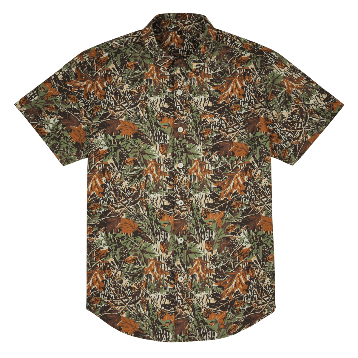 Performance Button Up - Forest - S - Club Rehab