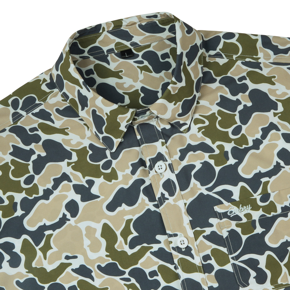 Performance Button Up - Marsh Duck, alternate product view 4