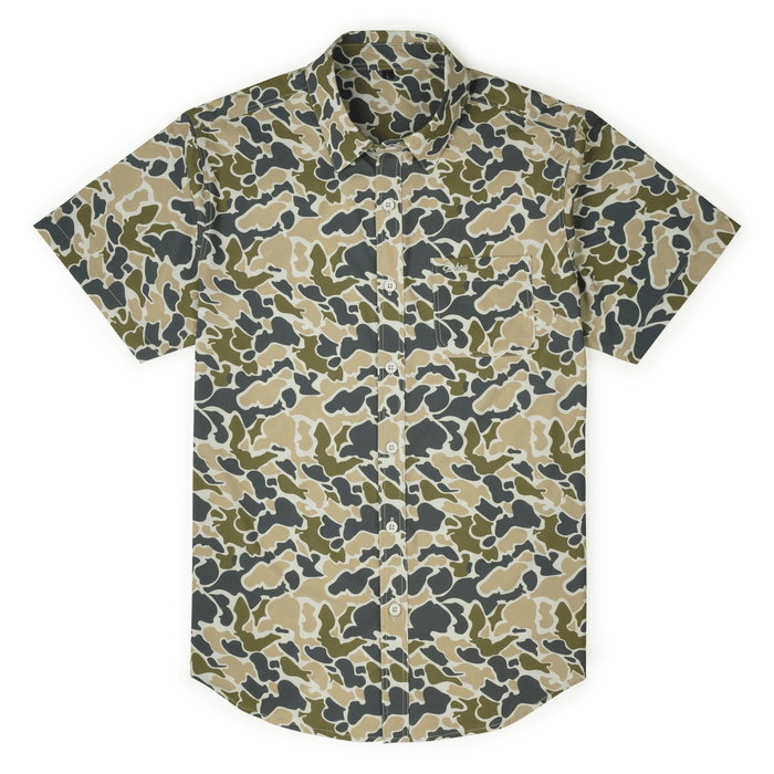 Performance Button Up - Marsh Duck - S - Club Rehab