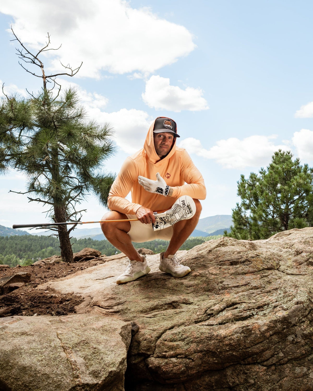 Performance Golf Hoodie - Autumn Leaves - S - Club Rehab