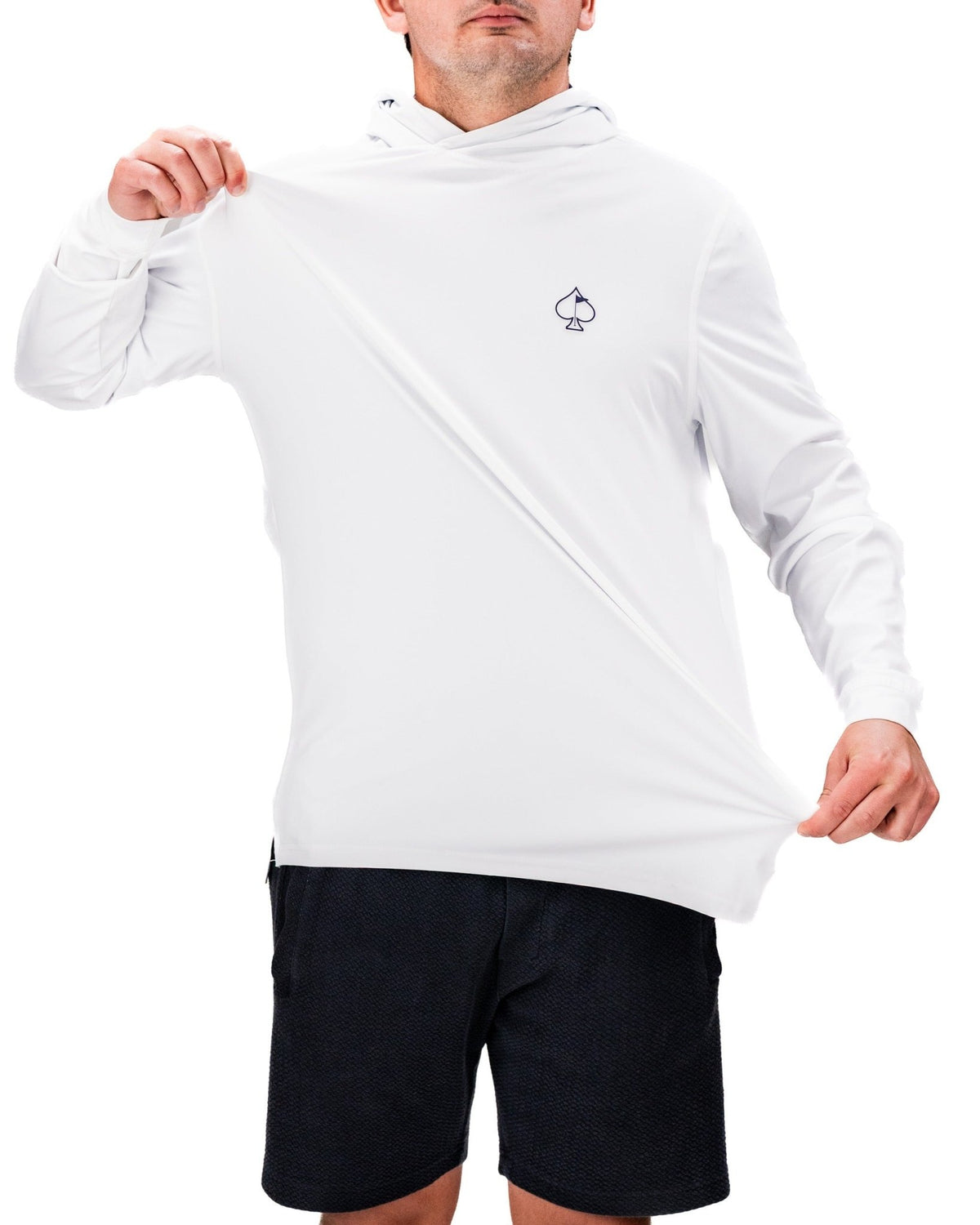 Performance Golf Hoodie - Blue Splatter - S - Club Rehab