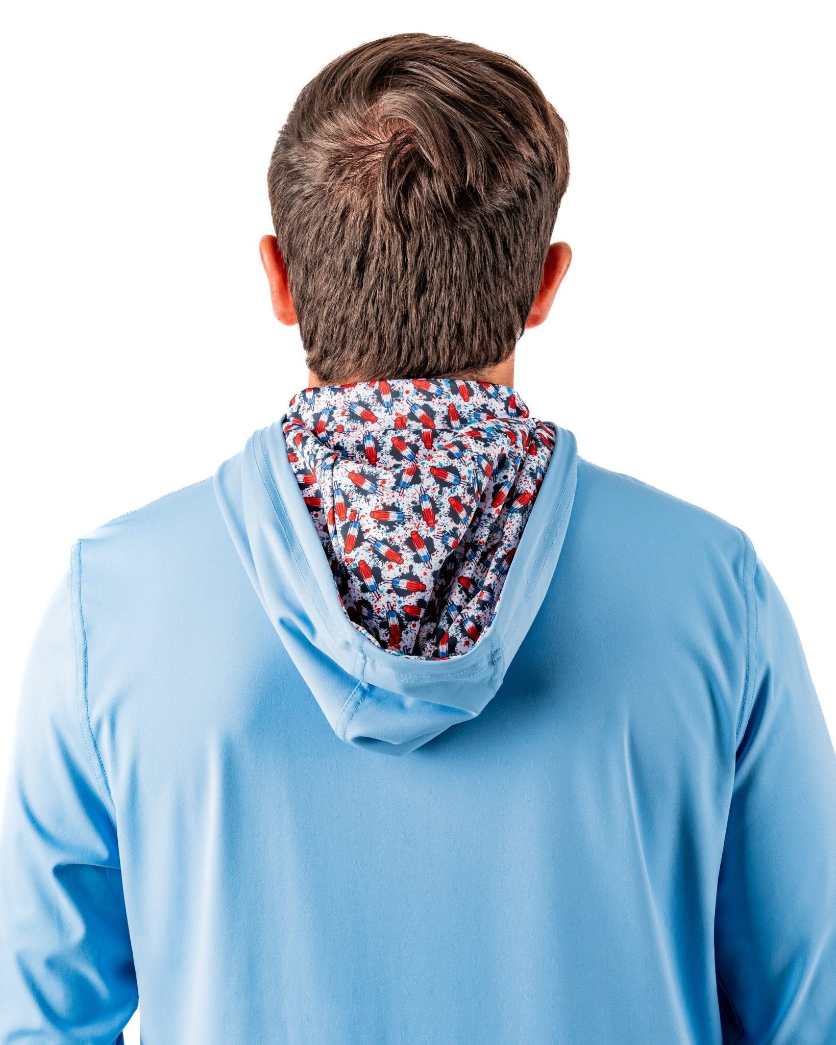 Performance Golf Hoodie - Bomb Pop - S - Club Rehab