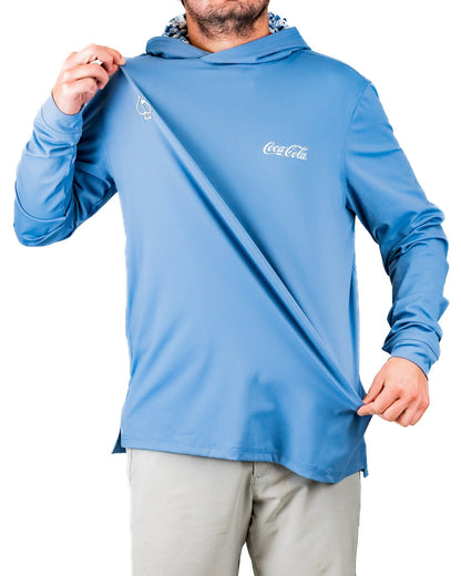 Performance Golf Hoodie - Coca-Cola Glacier Blue - S - Club Rehab