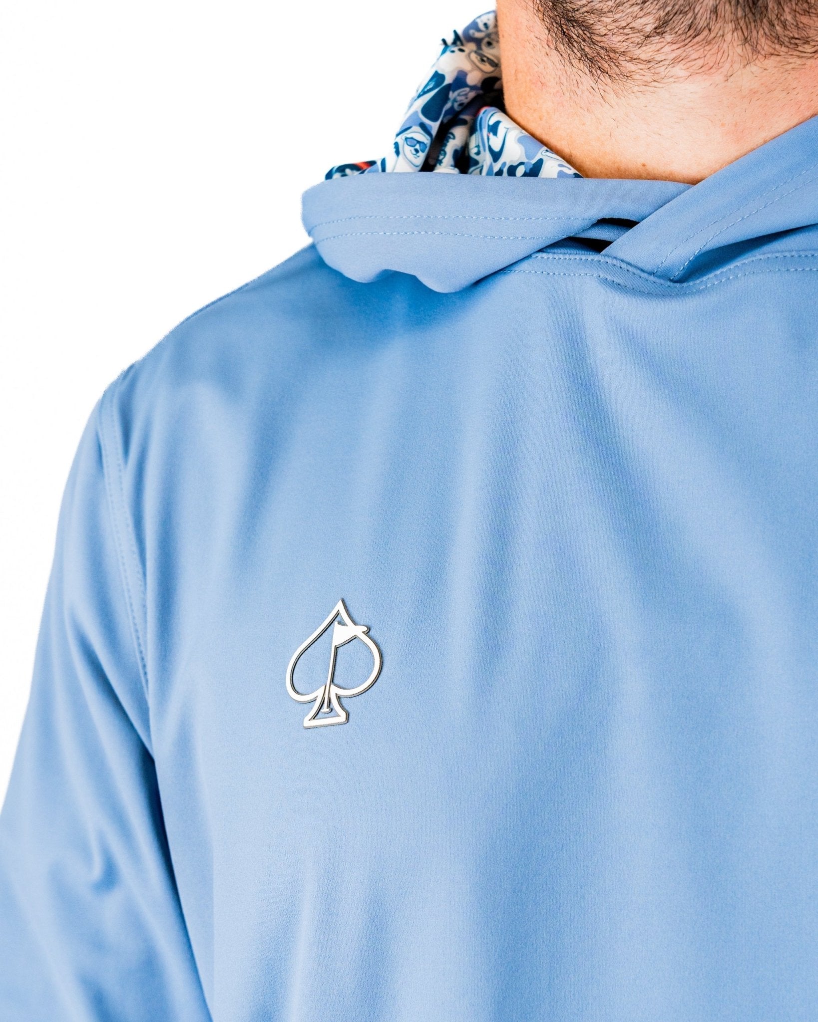 Performance Golf Hoodie - Coca-Cola Glacier Blue - S - Club Rehab