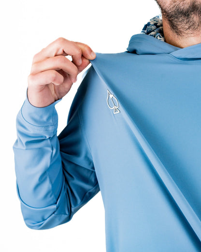 Performance Golf Hoodie - Coca-Cola Glacier Blue - S - Club Rehab