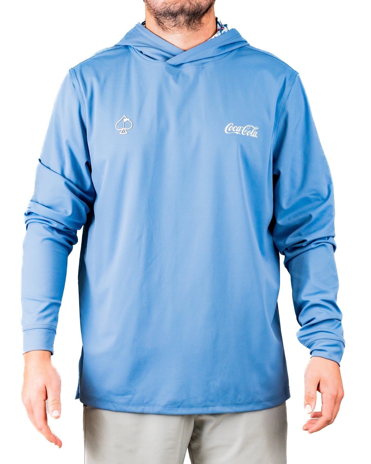 Performance Golf Hoodie - Coca-Cola Glacier Blue - S - Club Rehab