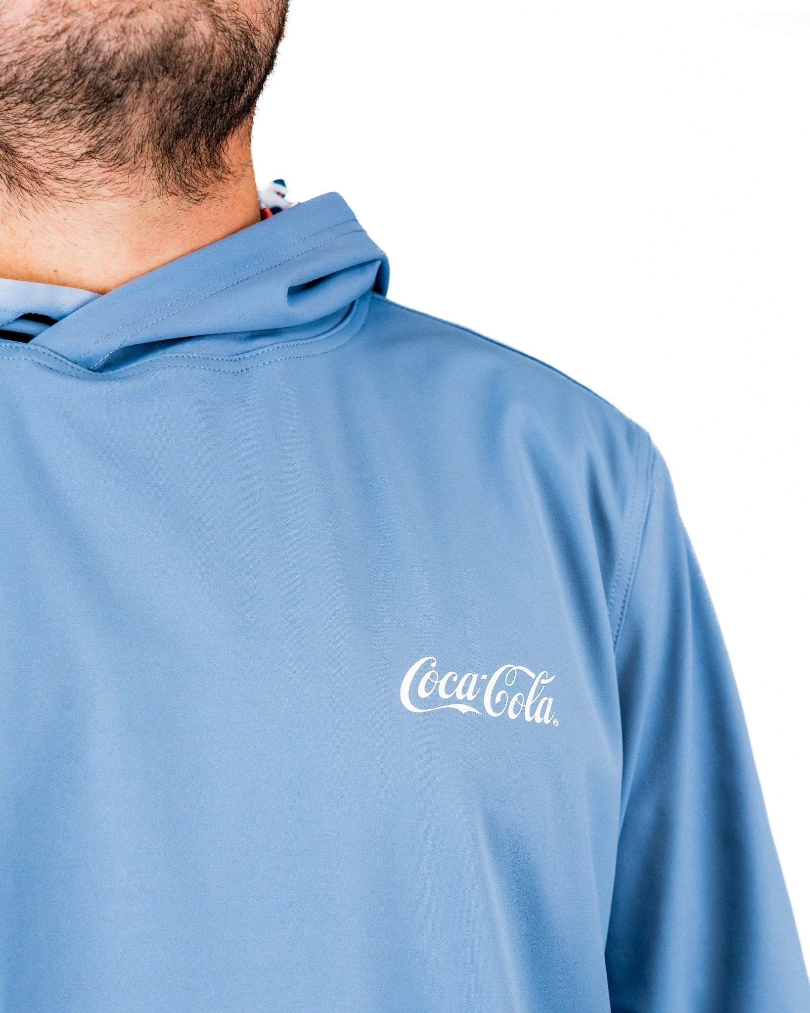 Performance Golf Hoodie - Coca-Cola Glacier Blue - S - Club Rehab