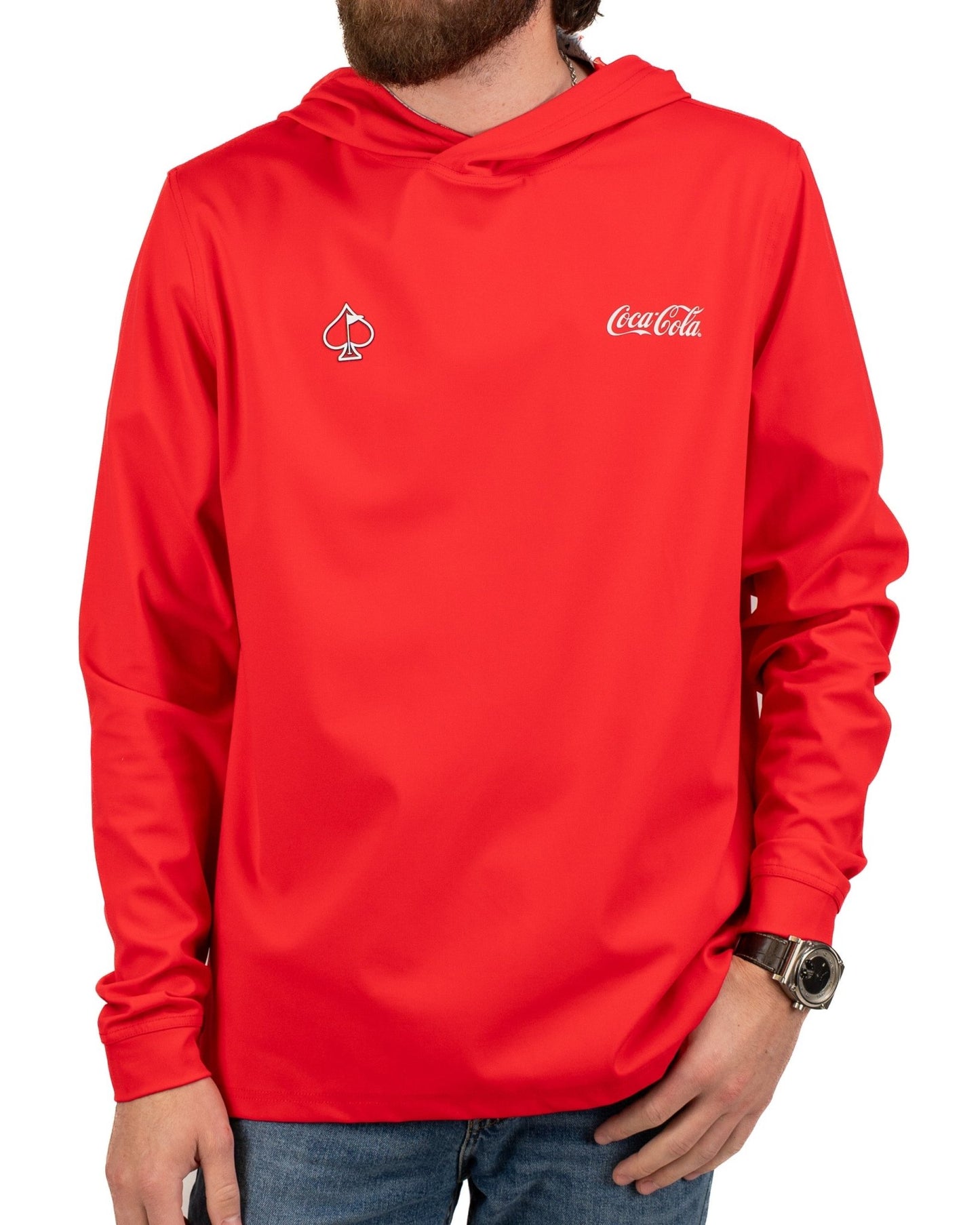 Performance Golf Hoodie - Coca-Cola Red - S - Club Rehab