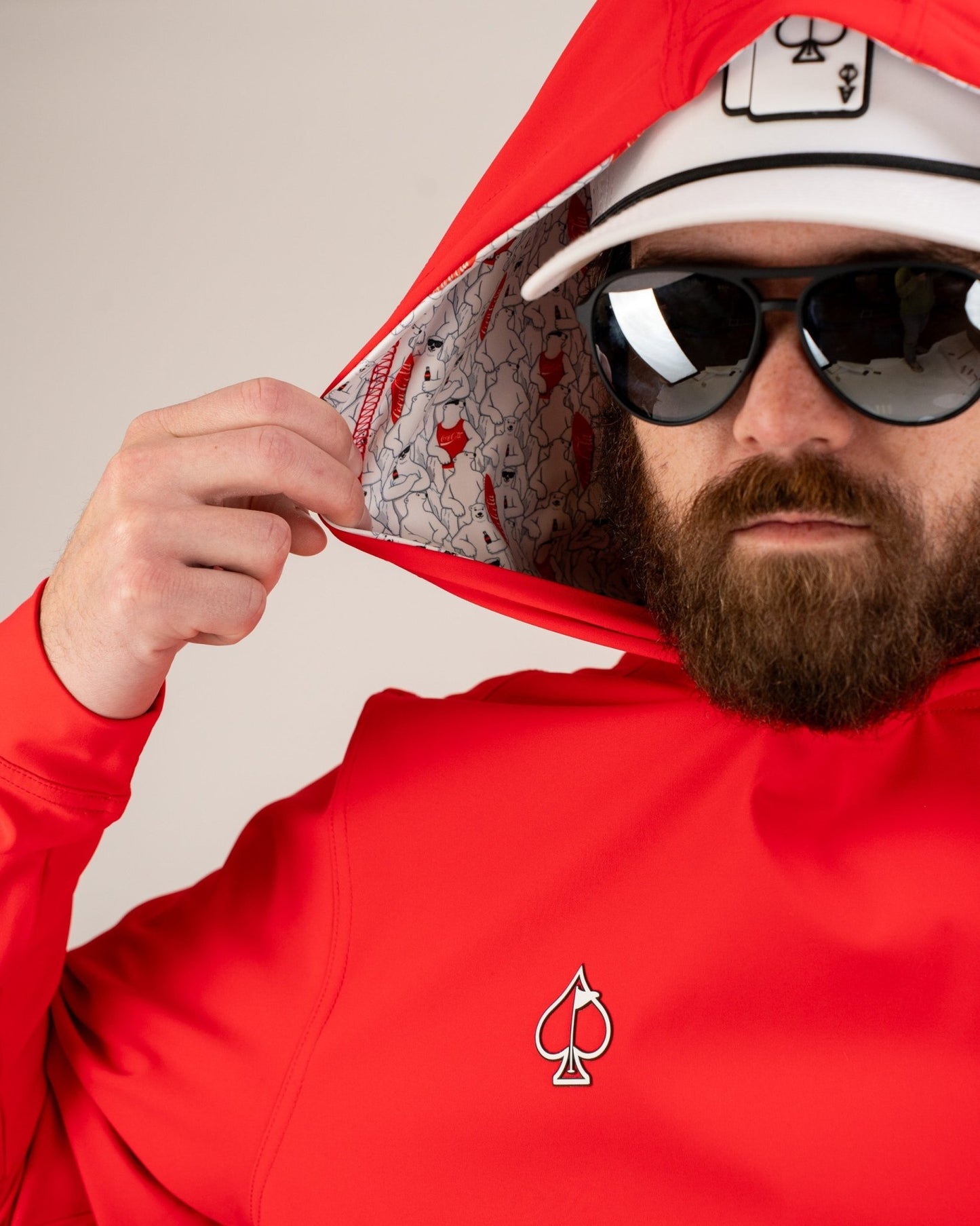 Performance Golf Hoodie - Coca-Cola Red - S - Club Rehab