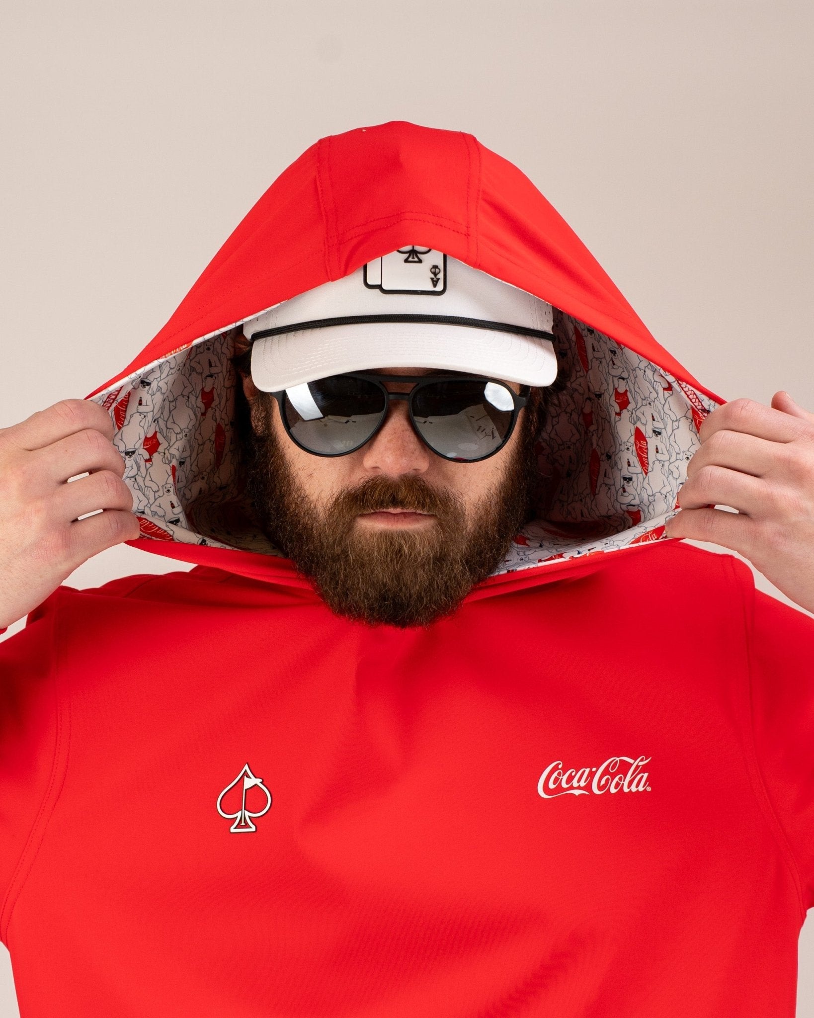 Performance Golf Hoodie - Coca-Cola Red - S - Club Rehab
