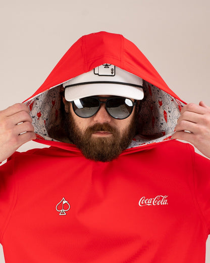 Performance Golf Hoodie - Coca-Cola Red - S - Club Rehab