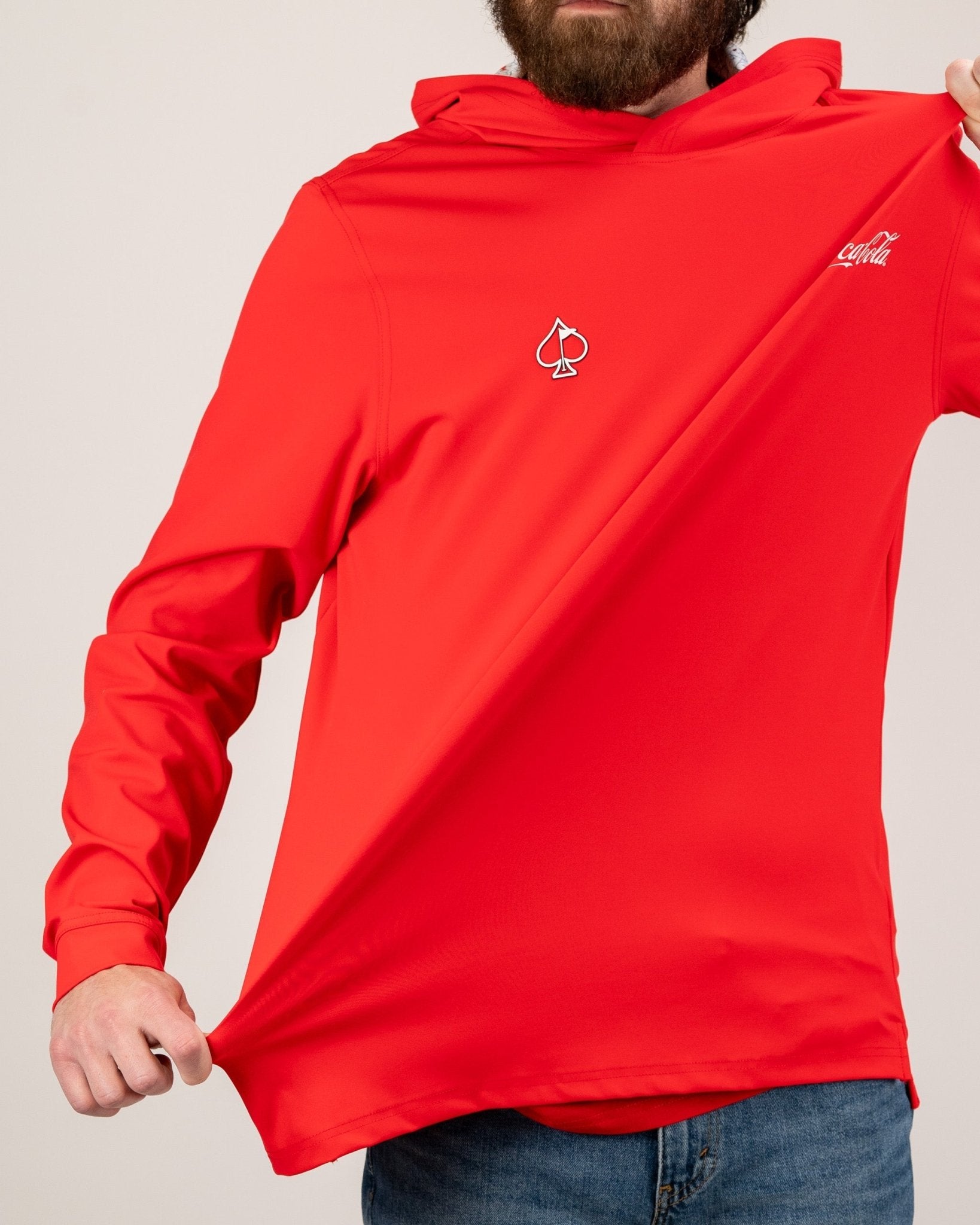 Performance Golf Hoodie - Coca-Cola Red - S - Club Rehab