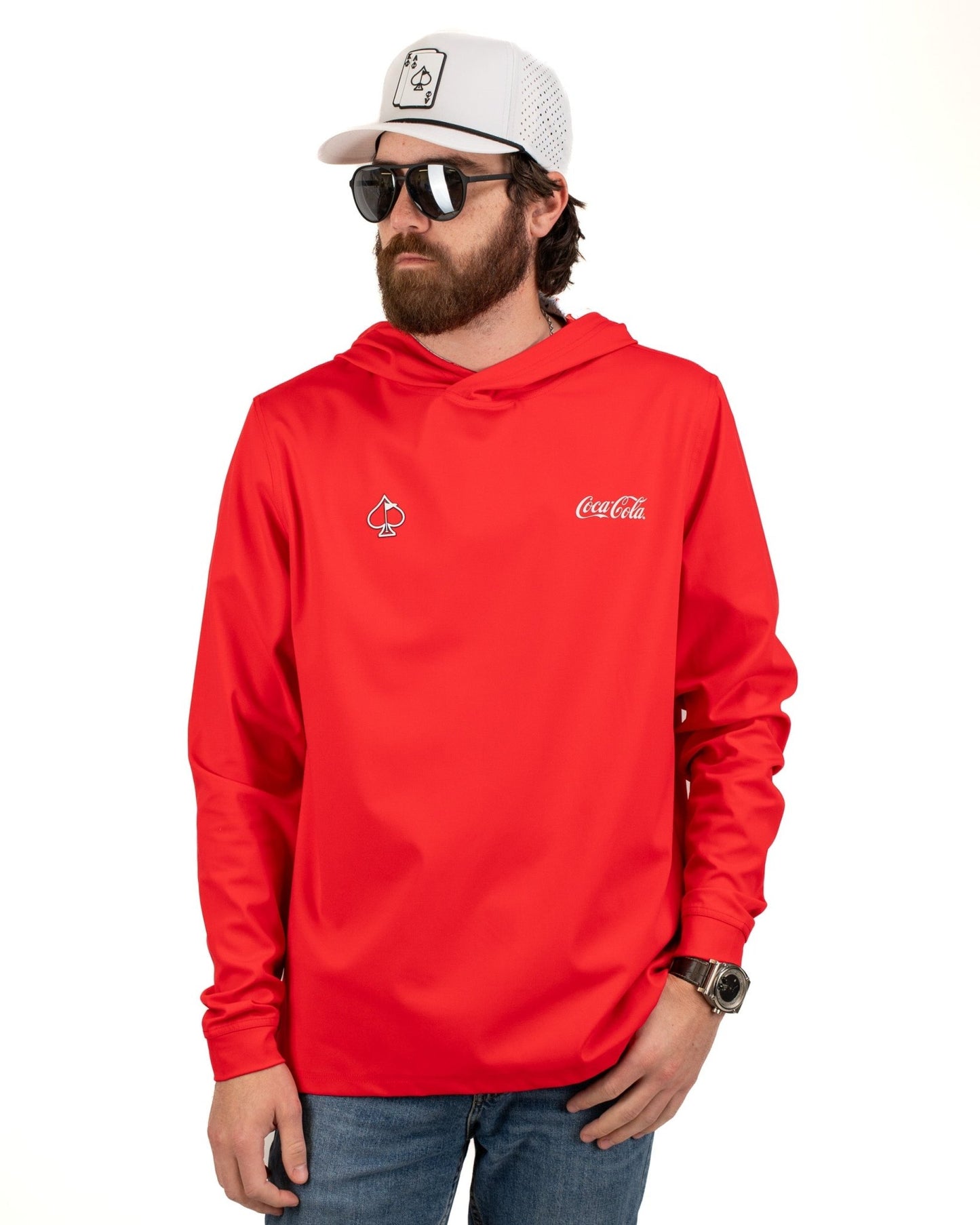 Performance Golf Hoodie - Coca-Cola Red - S - Club Rehab
