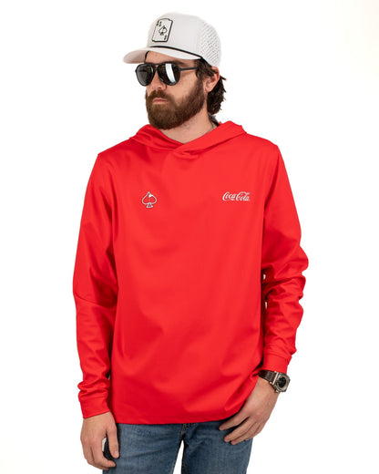 Performance Golf Hoodie - Coca-Cola Red - S - Club Rehab