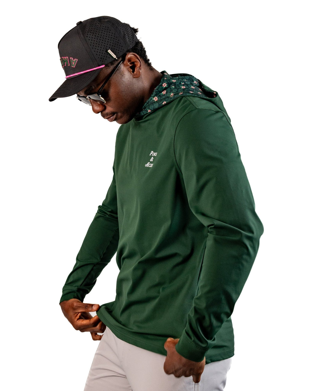 Performance Golf Hoodie - Dark Azalea - S - Club Rehab