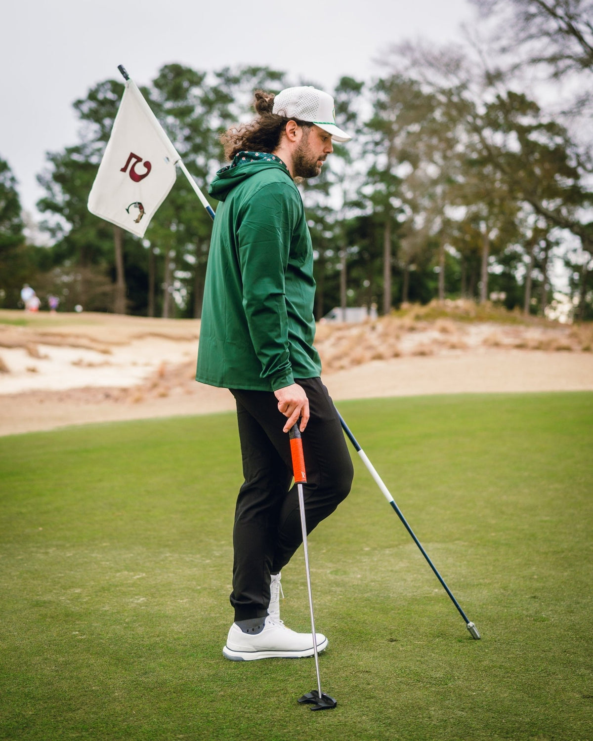 Performance Golf Hoodie - Dark Azalea - S - Club Rehab