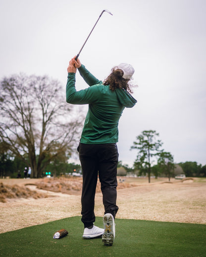 Performance Golf Hoodie - Dark Azalea - S - Club Rehab
