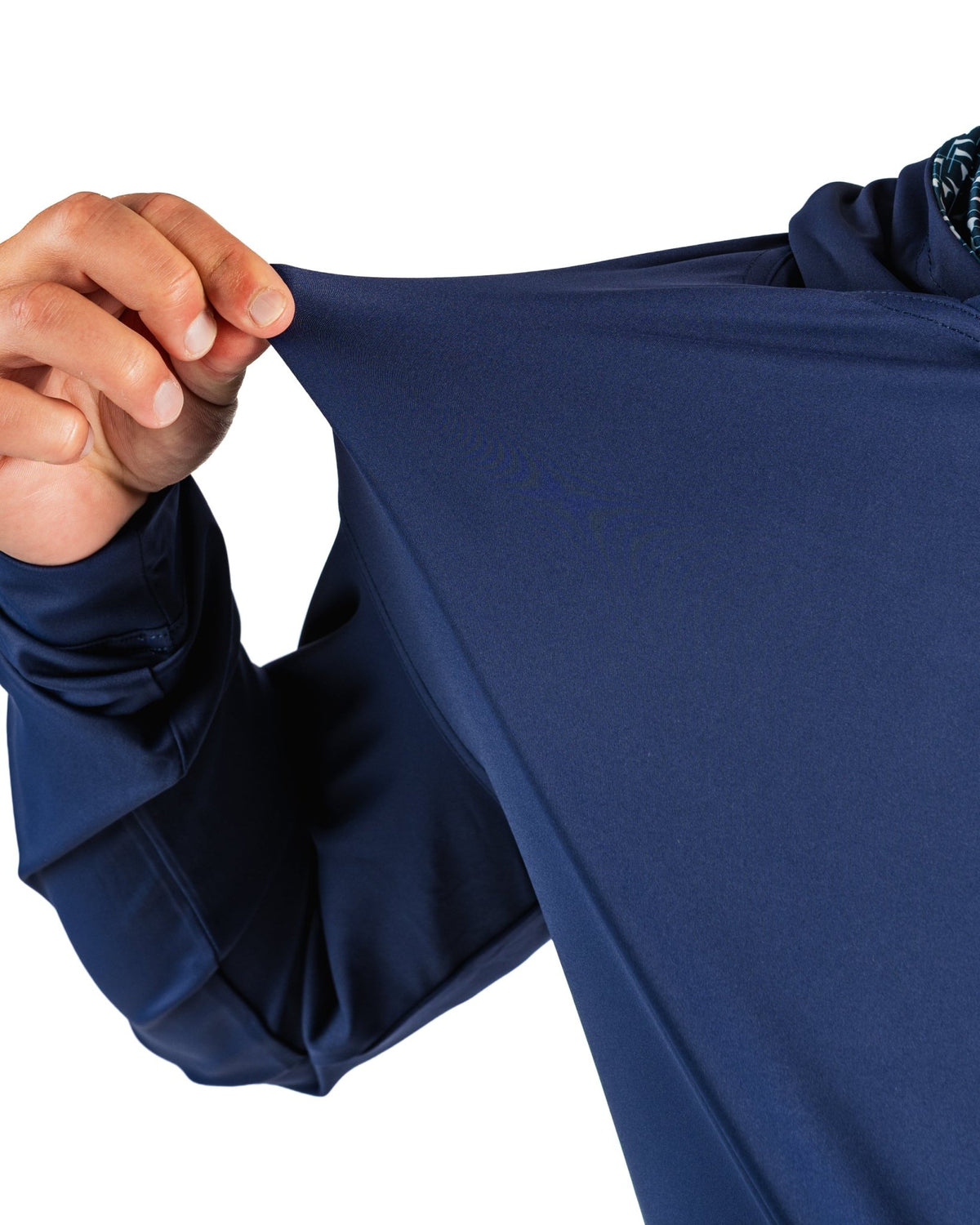 Performance Golf Hoodie - Flag Stick Navy and White - S - Club Rehab