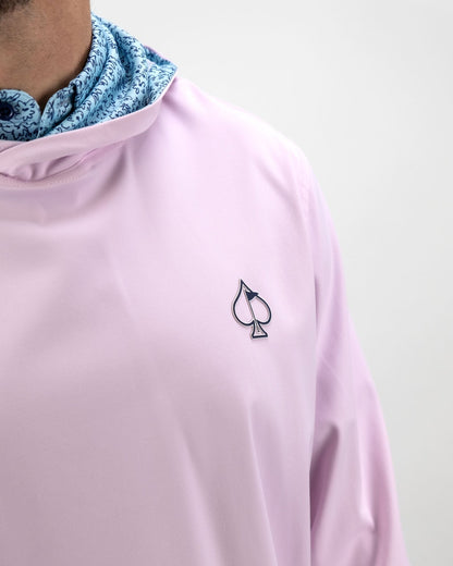 Performance Golf Hoodie - Flower Doodle Blue - S - Club Rehab
